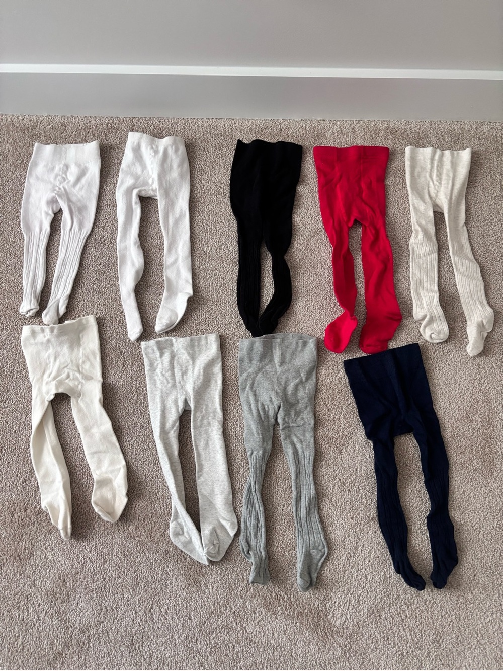 ❤️ Girls Tights Bundle - Carter's & Janie and Jack - 12-24 Months